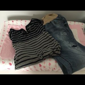 Motherhood Maternity outfit -Jessica Simpson Large